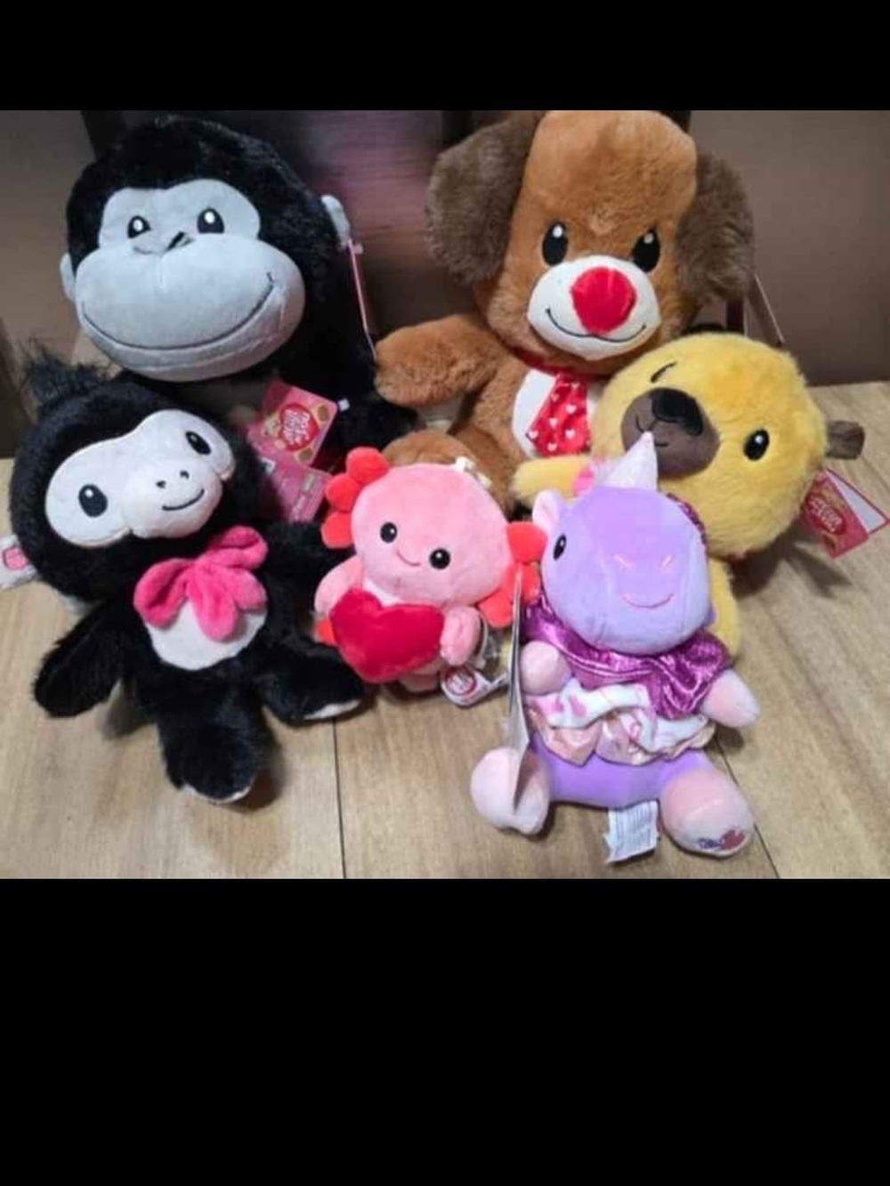 Plush Stuffed Animal Toy Set - Assorted Colors